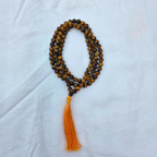 Tiger Eye Beaded Necklace 6mm & 8mm | Natural Golden Brown Gemstone Mala | Protection & Confidence Jewelry | Meditation Necklace | Crystal Jewelry
