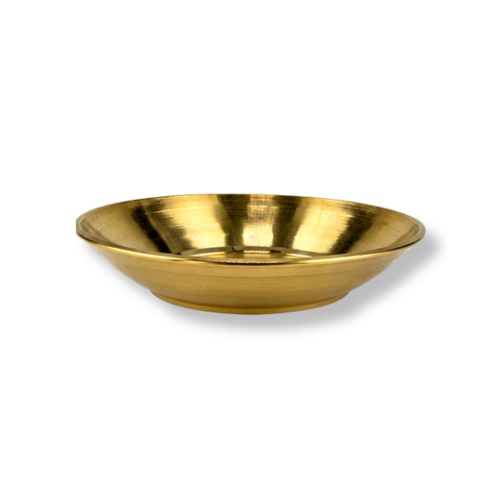 Kansa Plate 3.75 inch | Small Bronze Plate