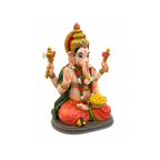 Premium Ganesha Murti | Ganapati Idol | Ganesha with Laddu Statue
