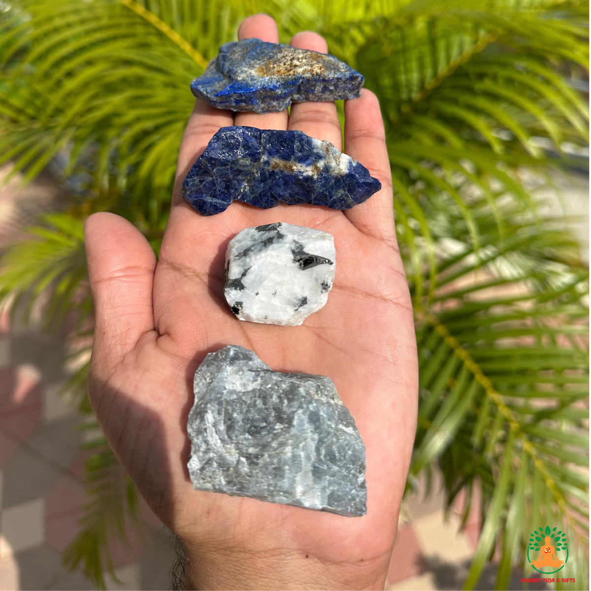 Intuition Wisdom Raw Stone Set | Lapis Lazuli Sodalite Labradorite Rainbow Moonstone Natural Crystal Set | Meditation Stones | Spiritual GIft
