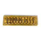 Brass Dashavatara Wall Hanging – The Ten Incarnations of Lord Vishnu | Brass Dashavatar Plaque