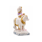 Krishna with Cow Murti | Handcrafted Lord Krishna with Gau Mata Statue