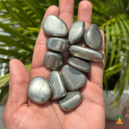 Natural Pyrite Tumble Stone – Polished Pyrite Gemstones | Manifestation Healing and Meditation Crystals