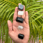 Protection & Shielding Tumble Stone Set – Polished Natural Gemstones | Tumbled Crystals Set | Spiritual Gift | Manifestation and Meditation Crystals