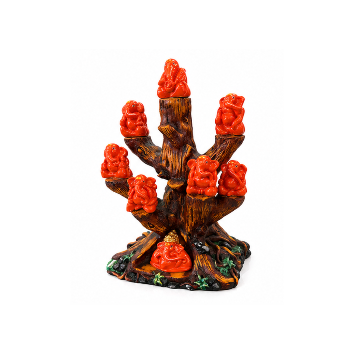 Ashtavinayak Ganesha Tree Sculpture| Divine Ganesh Tree with 8 Ganapati