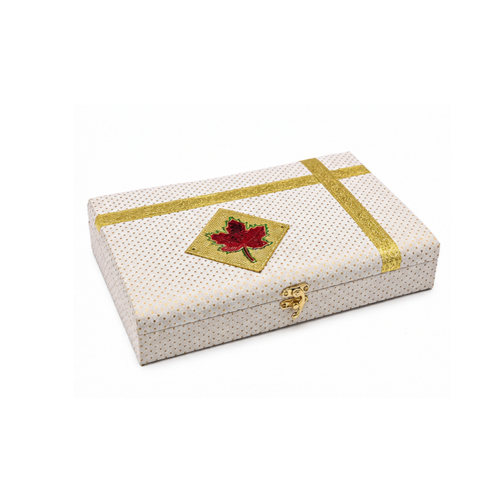 Royal Gold Embossed Dry Fruit | Decorative Gift Box