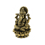 Panchadhatu Ganesha Idol with Mushak Sitting on Kamal | Panchalogam Ganesha Statue | Panchalogam Ganapati with Mouse Murti