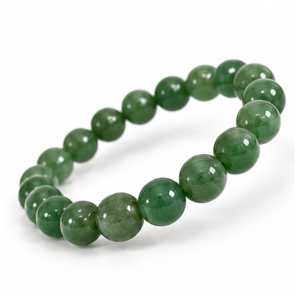 Green Aventurine Bracelet | Natural Green Crystal Gemstone Bracelet | Luck & Prosperity Jewelry | Crystal Bracelet | Gift for Men & Women