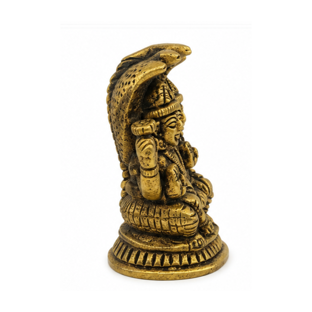 Brass Lakshmi Narayana Idol | Divine Lakshmi Narayana Statue