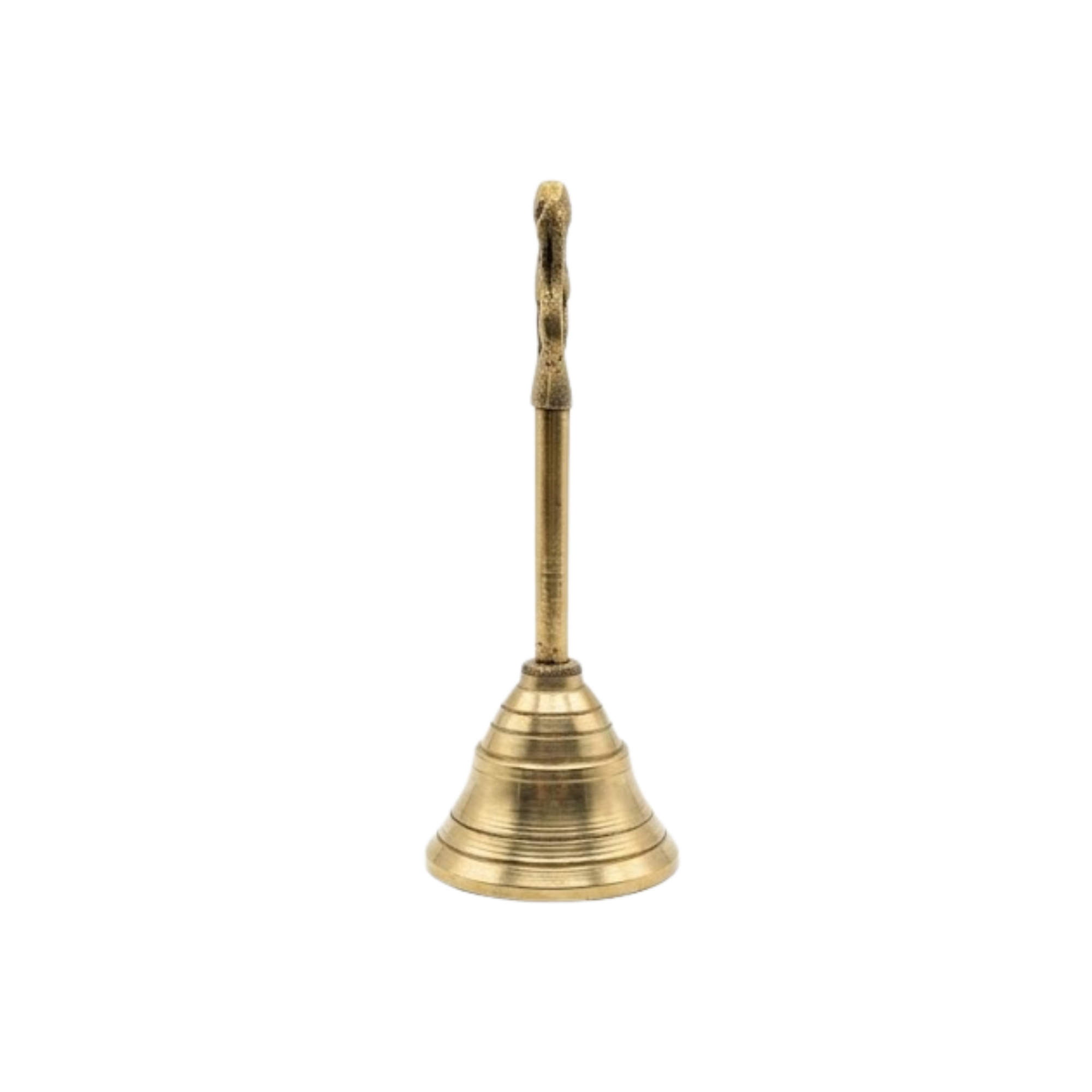 Brass Plain Hand Bell | Brass Ghanti | Bell for Home Mandir