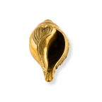 Brass Shankh | Decorative Brass Conch Shell with Lord Vishnu Design