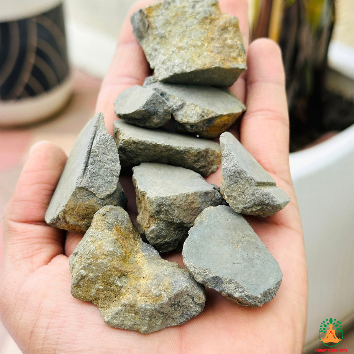 Pyrite Raw Crystals – Natural Rough Unpolished Gray Pyrite Stones | Gray Manifestation Healing and Meditation Crystals