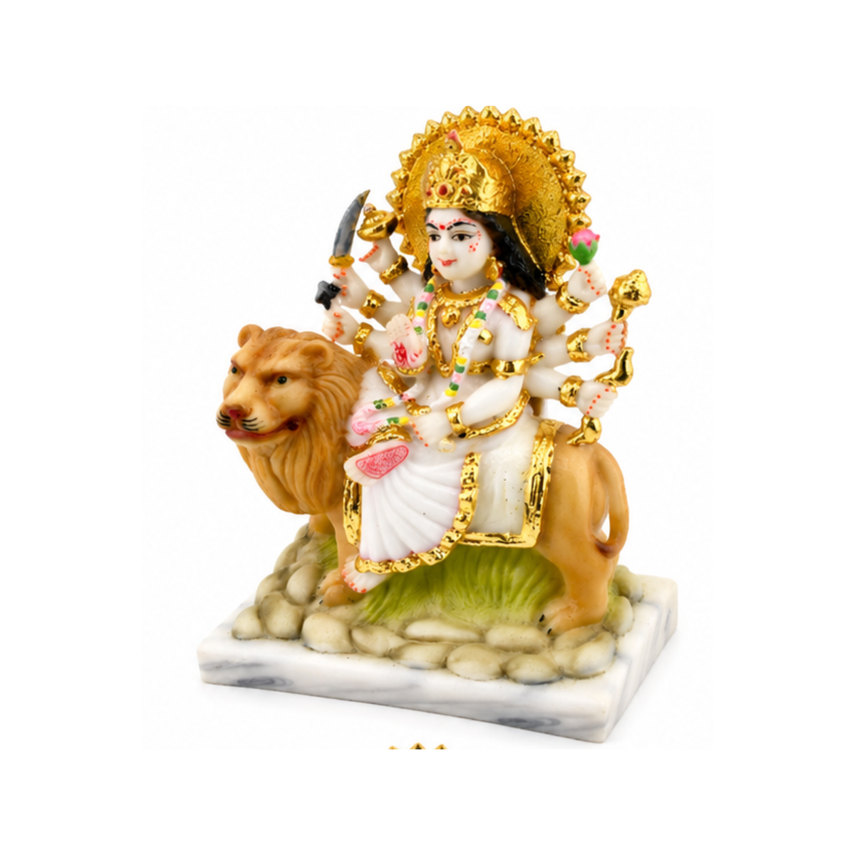 Goddess Durga On Lion Idol | Durga Devi Murti | Durga Mata Statue