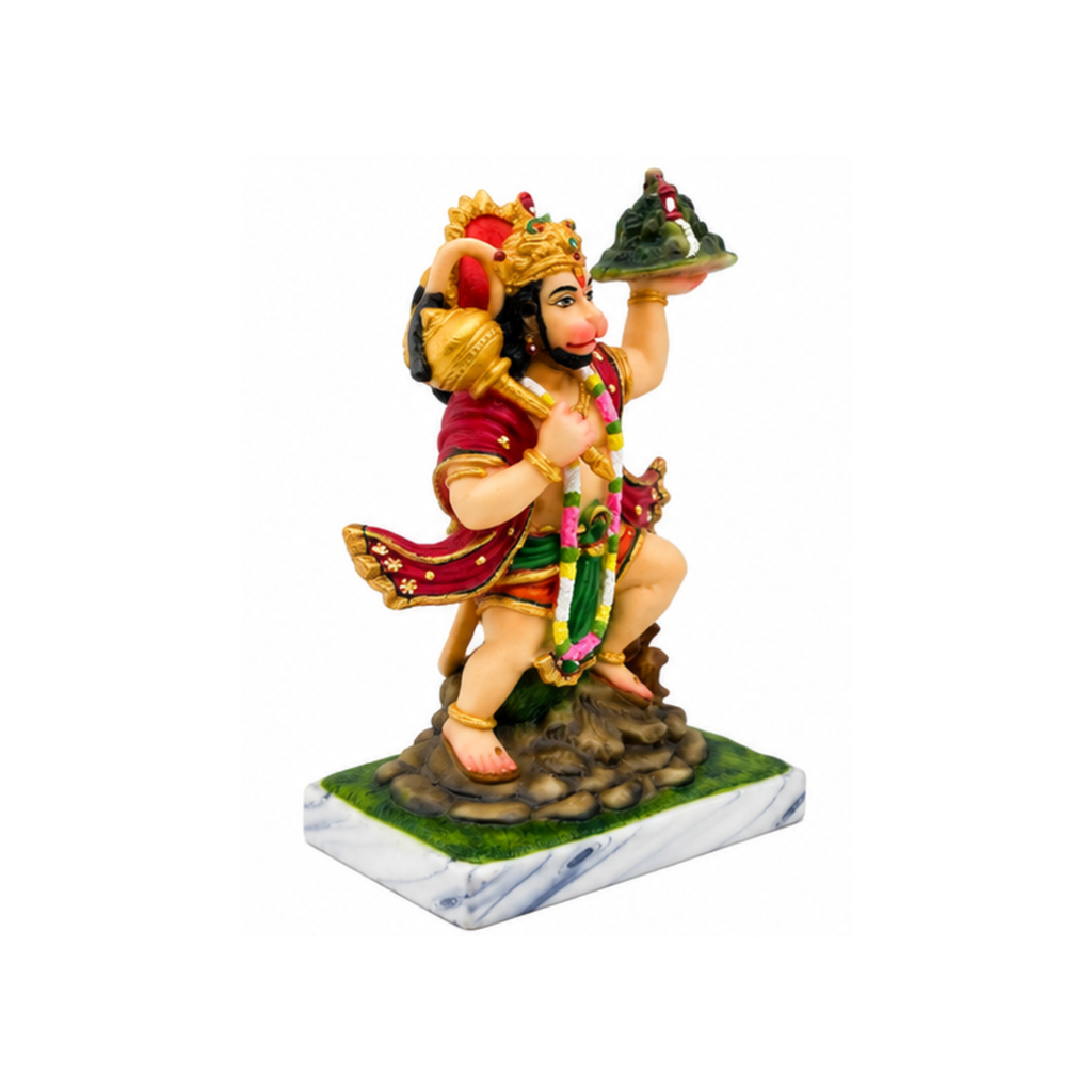 Hanuman Lifting Sanjeevani Mountain | Lord Hanuman Statue | Hanuman Holding Mountain Idol