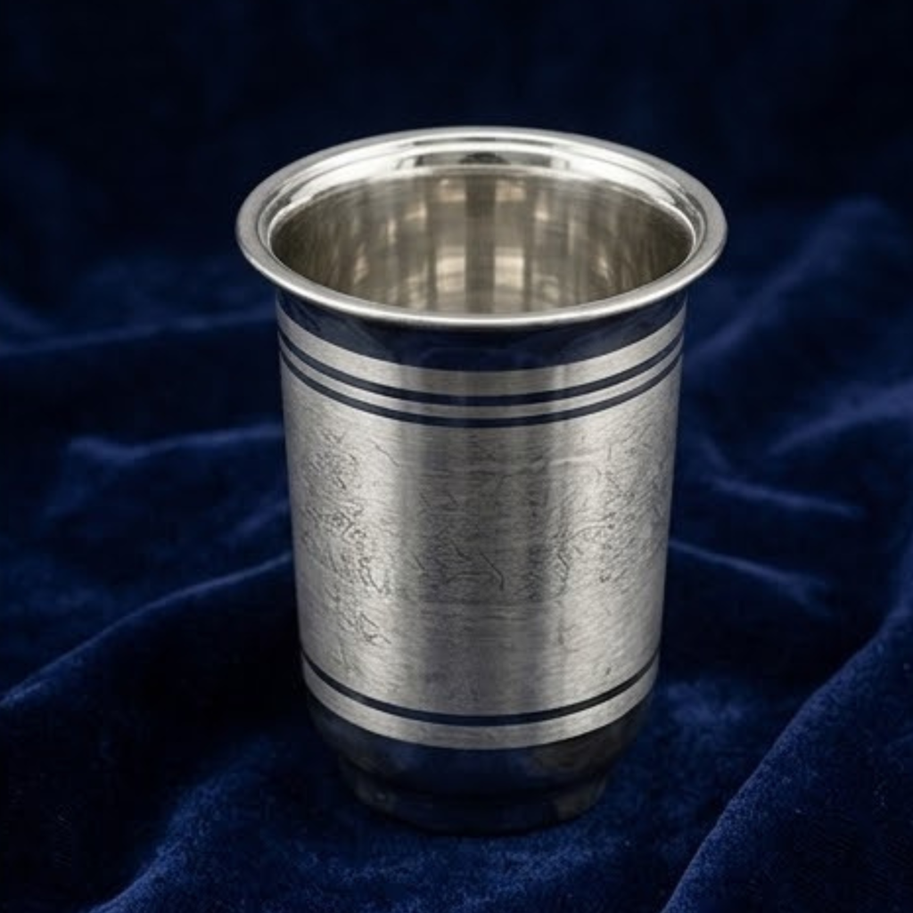 Silver Glass | Pure Silver Water Cup | Silver Tumbler | Silver Cup for Baby