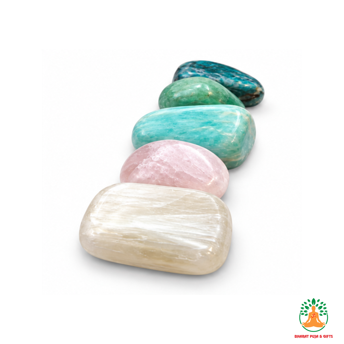 Love & Relationship Tumble Stone Set – 5 Polished Gemstones for Love Self-Love Emotional Balance & Personal Growth| Tumbled Crystals Set | Spiritual Gift | Manifestation and Meditation Crystals