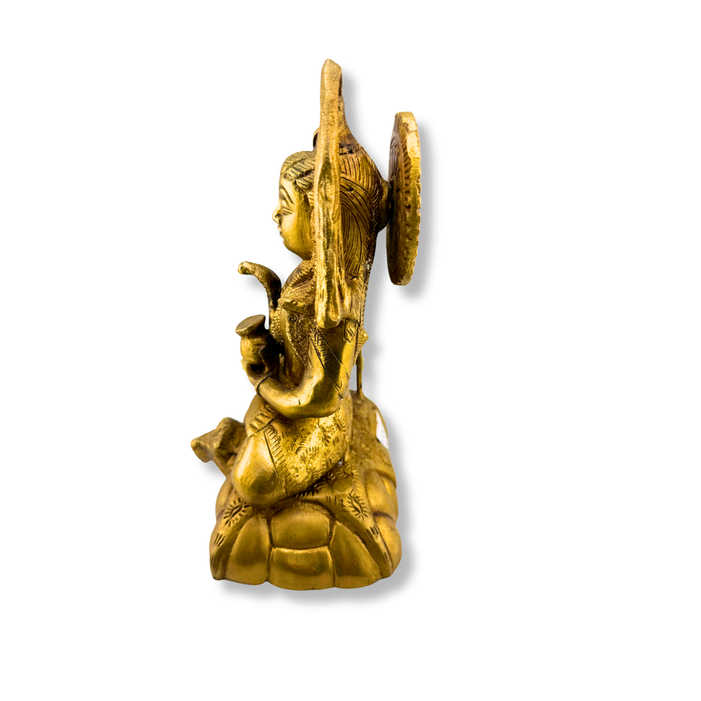 Brass Lord Shiva Statue – Meditative Pose | Handcrafted Brass Lord Shiva Murti | Brass Mahadeva Shivshankar Idol