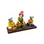 Ganesha Performing Kirtan with 2 Mice | Ganapati with Mushak Music Idol | Traditional Ganesha Home Decor