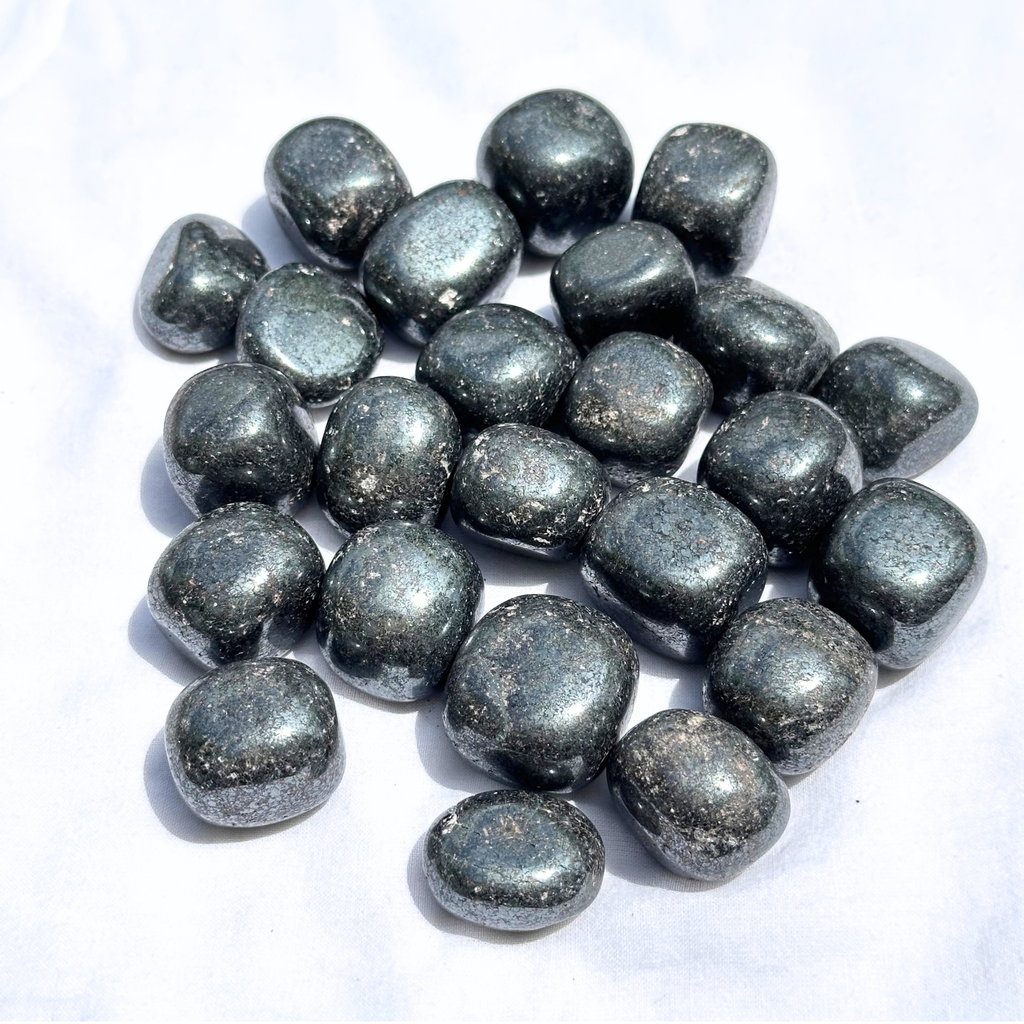 Hematite Tumble Stones – Polished Natural Gemstones | Manifestation Healing and Meditation Crystals