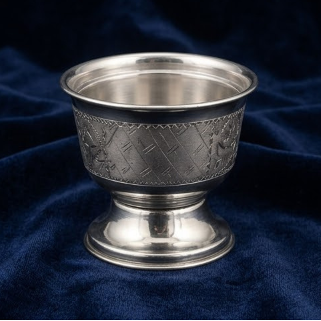 Pure Silver Sriman Cup 35g | Silver Chandan Cup | Silver Puja Cup