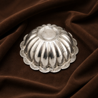 Pure Silver Flower Design Bowl | Silver Puja Bowl | Decorative Silver Katori