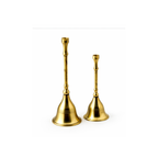 Brass Round Head Bell | Traditional Brass Puja Ghanti
