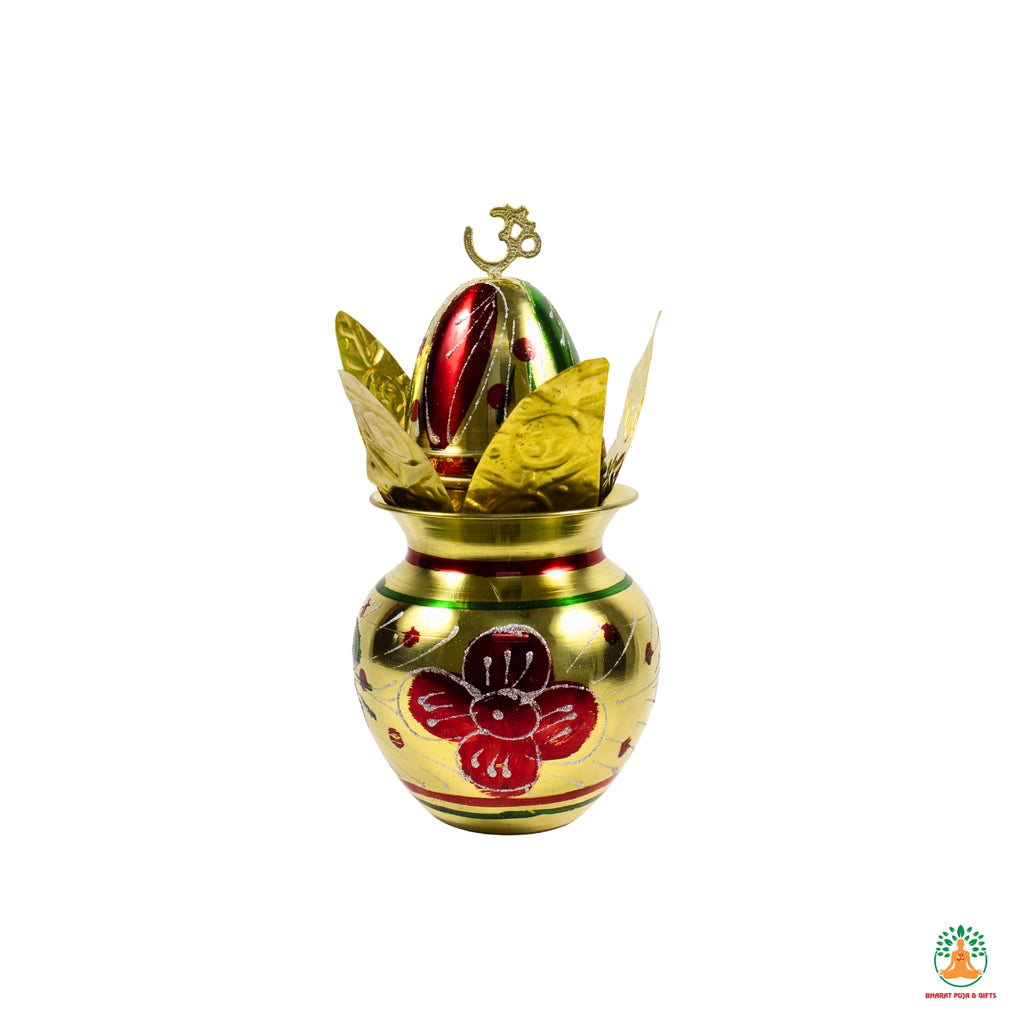 Small 5-Step Samai Diya | Mini Multi-Tier Oil Lamp for Puja, Aarti, Mandir, Home Temple, Festivals &amp; Spiritual Rituals