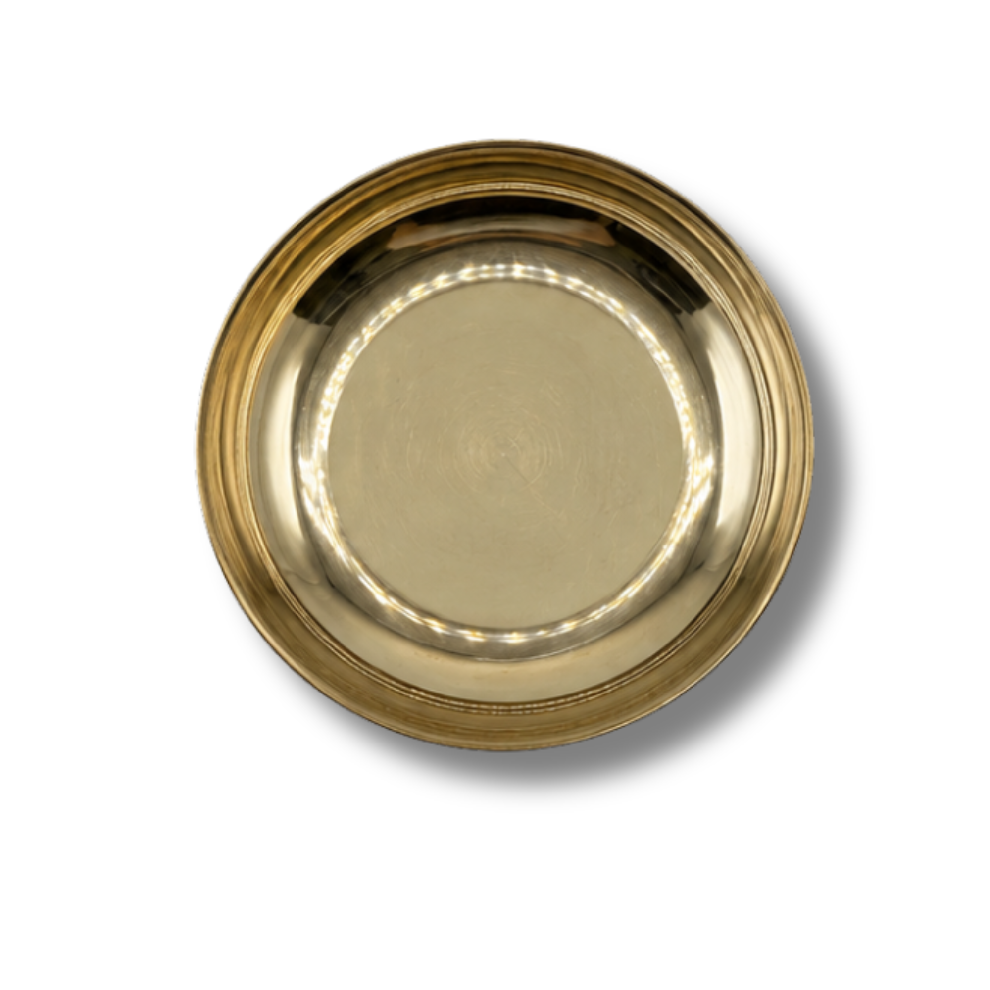 Kansa Plate 4 in | Traditional Bronze Dining & Puja Plate | Prasad Plate
