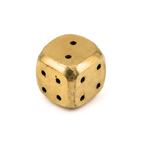 Brass Dice-Shaped Agarbatti Stand | Traditional Incense Holder | Brass Incense Stand