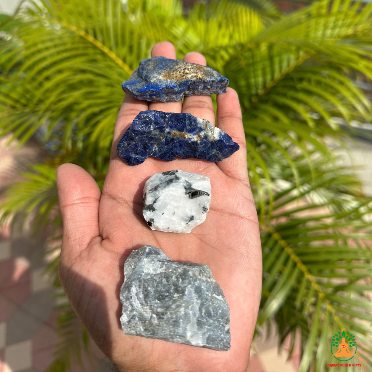 Intuition Wisdom Raw Stone Set | Lapis Lazuli Sodalite Labradorite Rainbow Moonstone Natural Crystal Set | Meditation Stones | Spiritual GIft