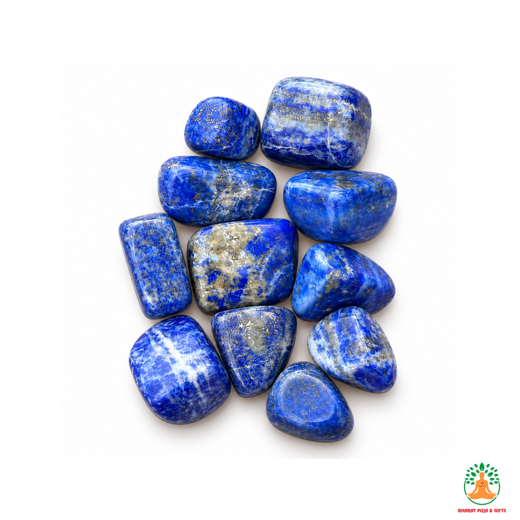 Natural Lapis Lazuli Tumble Stone – Polished Blue Gemstones| Manifestation Healing and Meditation Crystals