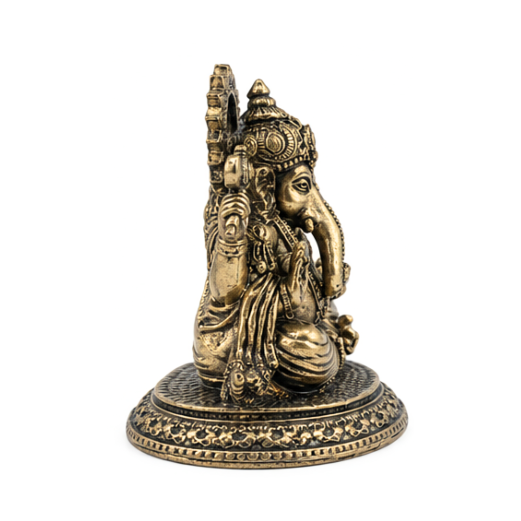 Panchadhatu Ganesha Idol with Modak in Trunk | Panchaloha Ganesha with Modak | Panchalogam Ganapati Murti with Modak