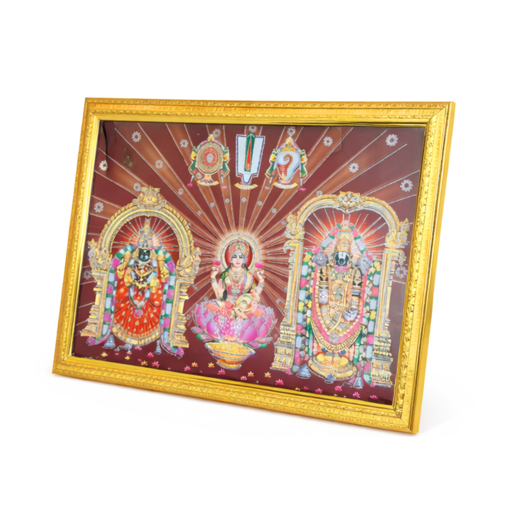 Balaji Lakshmi Bhudevi Hanging Wall Photo