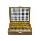 Radha Krishna Dry Fruit Gift Box | Antique Gold Traditional Gift Box