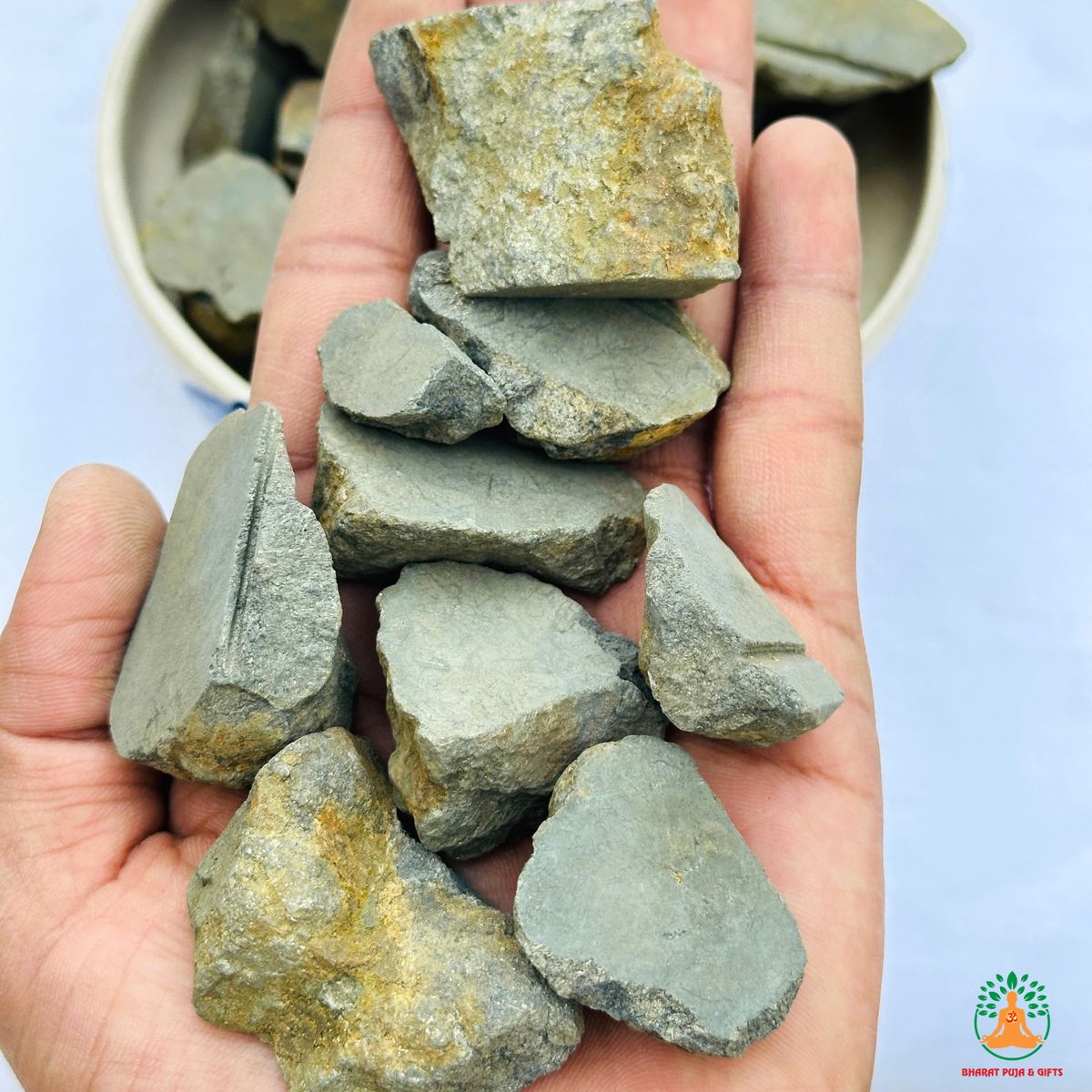 Pyrite Raw Crystals – Natural Rough Unpolished Gray Pyrite Stones | Gray Manifestation Healing and Meditation Crystals