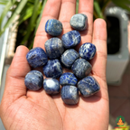Natural Sodalite Tumble Stones – Polished Blue Gemstones | Manifestation and Healing Crystals