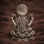 Pure Silver Lakshmi Idol | Goddess Lakshmi Laxmi Devi Idol | Silver Laxmi Murti
