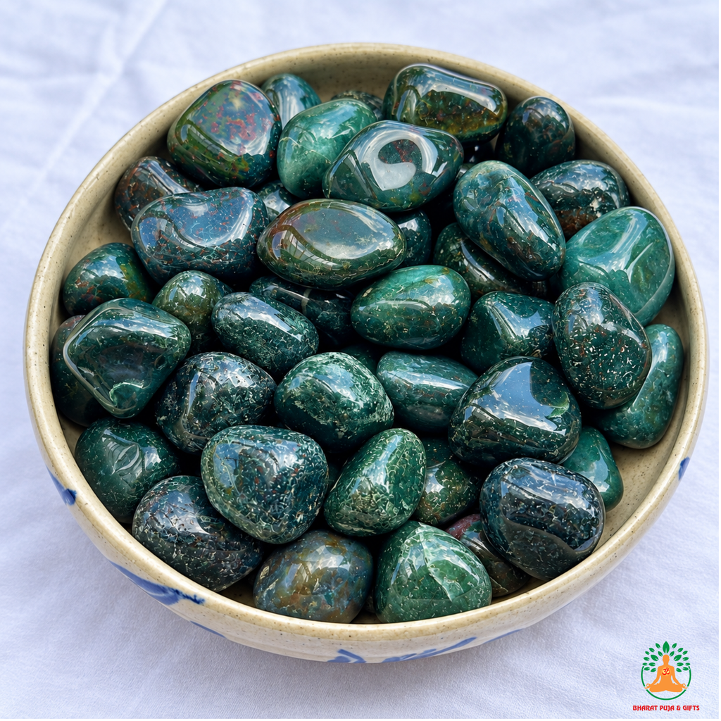 Green Mica Tumble Stones – Polished Green Gemstones | Fuchsite Crystals| Green Muscovite Gemstones | Manifestation and Healing Crystals