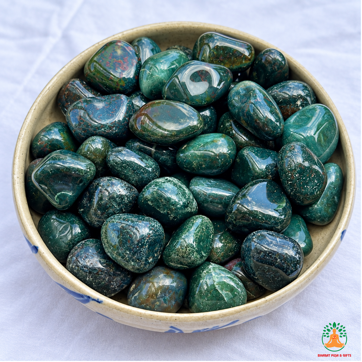 Green Mica Tumble Stones – Polished Green Gemstones | Fuchsite Crystals| Green Muscovite Gemstones | Manifestation and Healing Crystals