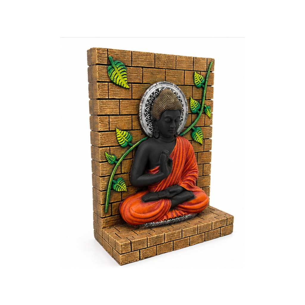 Meditating Buddha Wall Plaque | Buddha Home Decor | Spiritual Meditation Room Decor