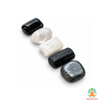 Protection & Shielding Tumble Stone Set – Polished Natural Gemstones | Tumbled Crystals Set | Spiritual Gift | Manifestation and Meditation Crystals