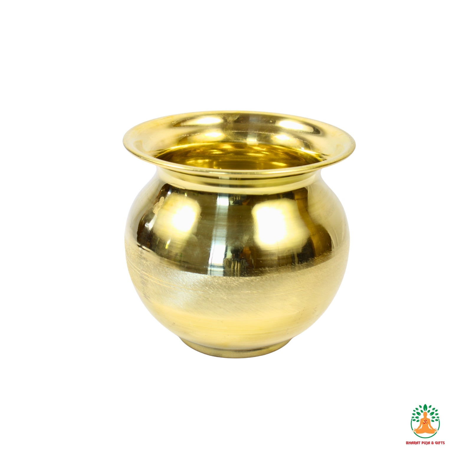 A sacred addition to your puja thali, this Pure Brass Panch Patra (Brass Glass) is ideal for holding water, milk, or other offerings during daily puja and temple rituals. Perfect for abhishekam, jal arpan, and festive ceremonies.