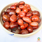 Natural Carnelian Tumble Stones – Polished Orange-Red Gemstones | Manifestation Healing and Meditation Crystals