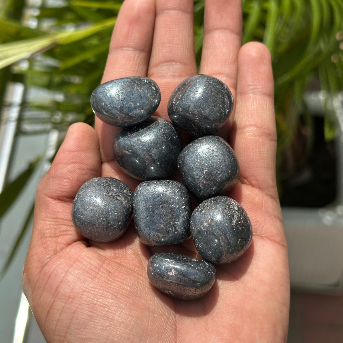 Hematite Tumble Stones – Polished Natural Gemstones | Manifestation Healing and Meditation Crystals