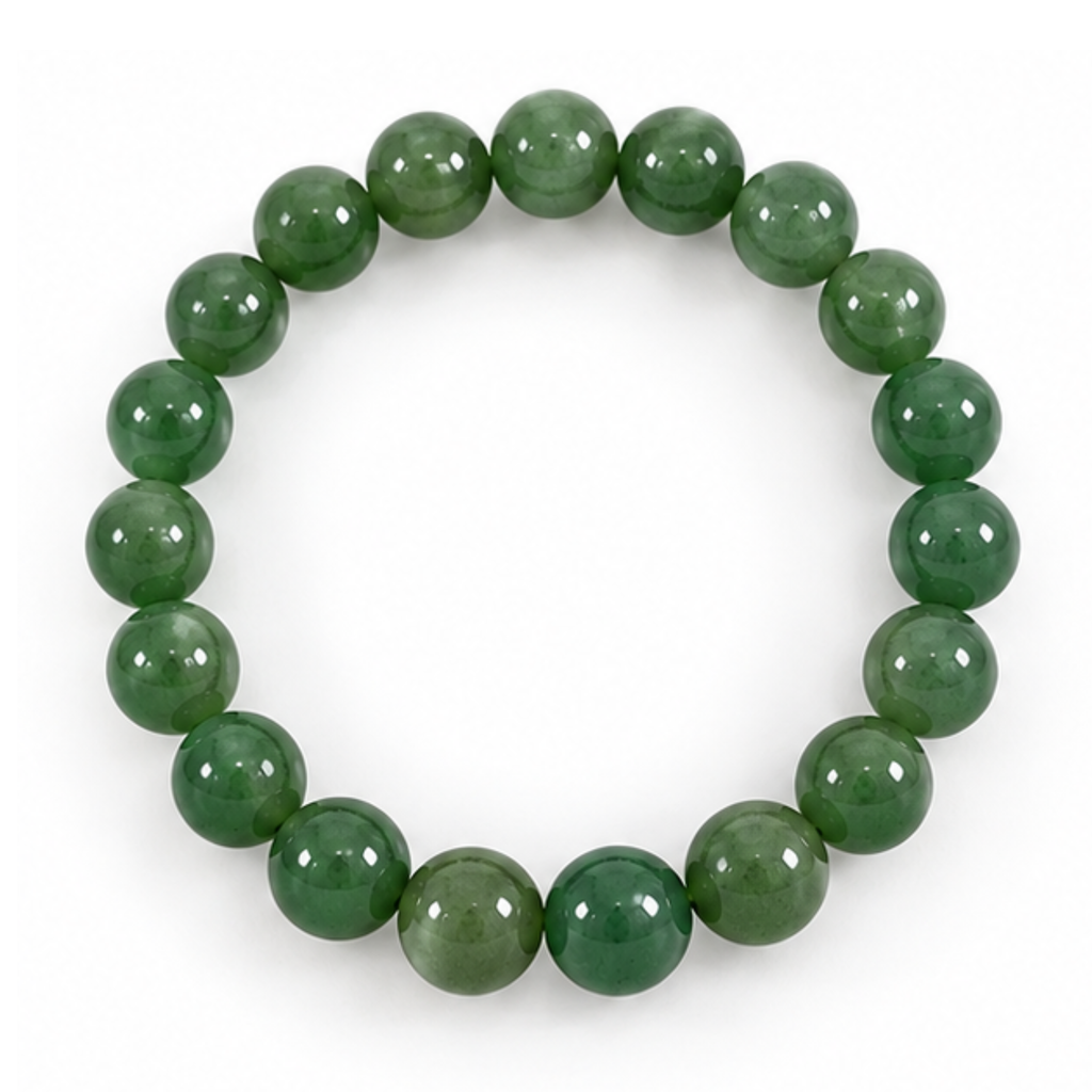 Green Aventurine Bracelet | Natural Green Crystal Gemstone Bracelet | Luck & Prosperity Jewelry | Crystal Bracelet | Gift for Men & Women
