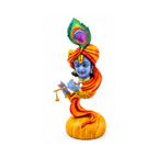 Hand Painted Krishna Murti | Decorative Lord Krishna Idol