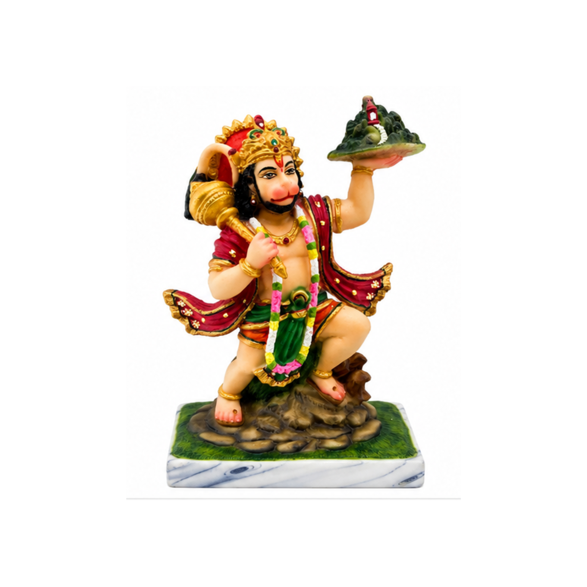 Hanuman Lifting Sanjeevani Mountain | Lord Hanuman Statue | Hanuman Holding Mountain Idol