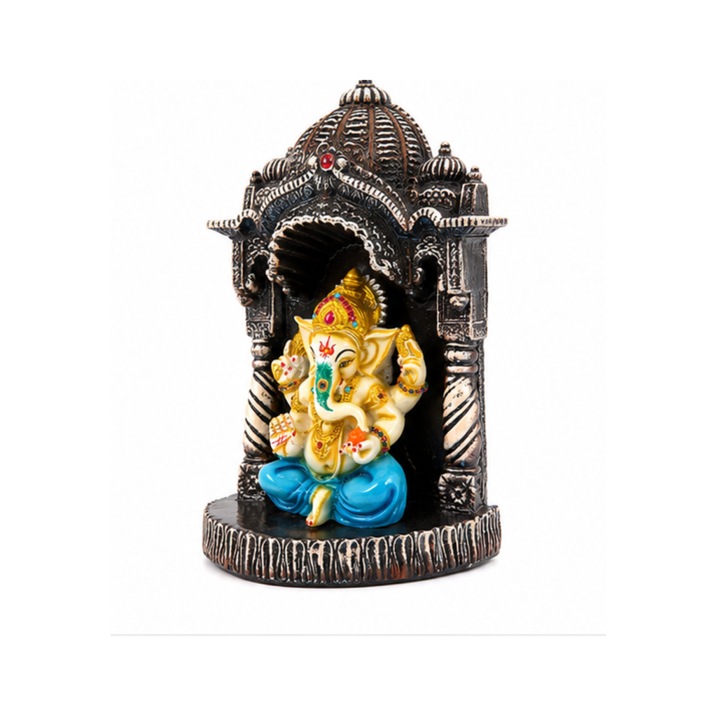 Ganesha Temple Wall Hanging | Traditional Ganpati Home Decor