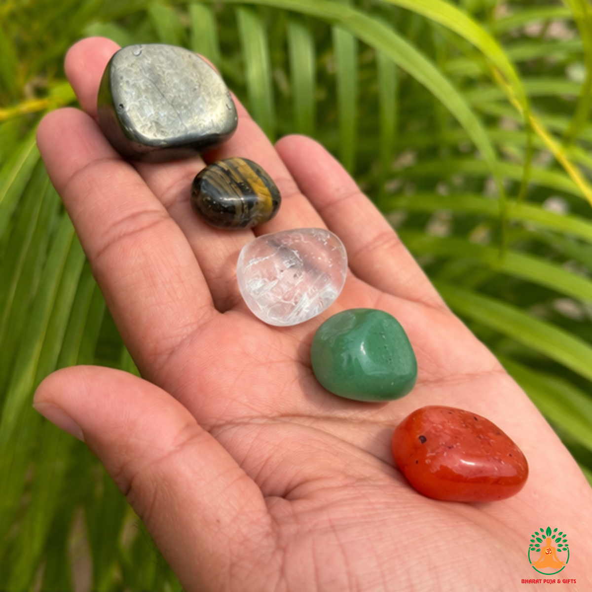 Wealth & Success Tumble Stone Set – 5 Polished Gemstones for Abundance, Confidence, Motivation & Meditation | Tumbled Crystals Set | Spiritual Gift | Manifestation and Meditation Crystals