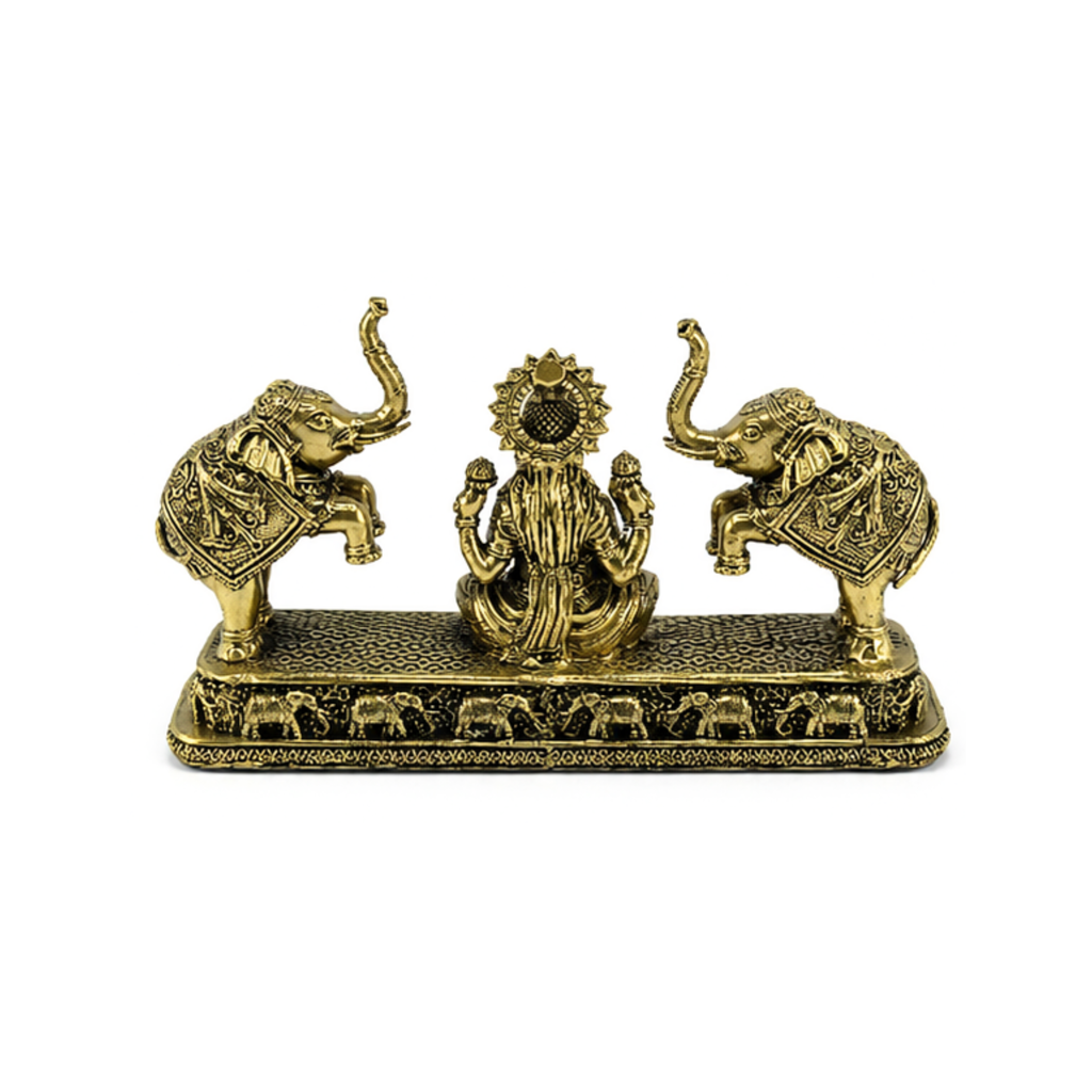 Panchadhatu Gajalakshmi Idol | Panchalogam Laxmi with Elephants Murti | Panchaloha Lakshmi Statue